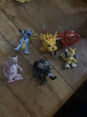 Buy 6x Vintage H-T Bandai Digimon Mini Figures Toys • 15£
