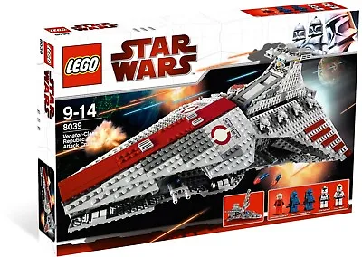 Buy ⭐ LEGO Star Wars 8039 Venator-Class Republic Attack Cruiser - New / Sealed • 499£