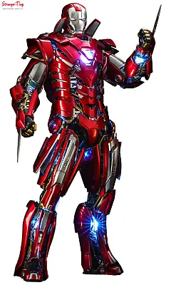 Buy Hot Toys 1:6 Iron Man Mark XXXIII Armour Suit Up - Silver Centurion - Iron Man 3 • 610.99£