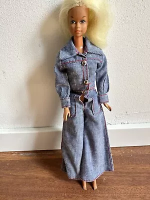 Buy Barbie/Petra Dolls Clothing 60-70 Years - For All 29 Cm Jeans Jacket Pants Hippie • 7.72£