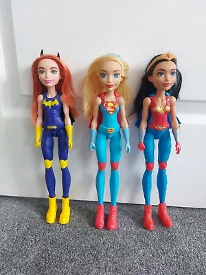 Buy DC Comics Superhero 12 Inch Girl Dolls, Batgirl, Wonder Woman, Super Woman • 8.99£