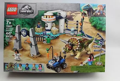 Buy Lego Jurassic World Triceratops Rampage Set 75937 • 113.40£