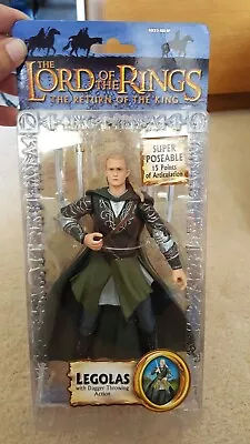 Buy Lord Of The Rings: 'legolas With Dagger Action' - Toybiz Figure - Factory Sealed • 11£