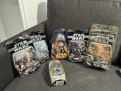 Buy Assortment Of Star Wars Figures From Around 2005/2006 (sealed And Unopened) • 34.99£