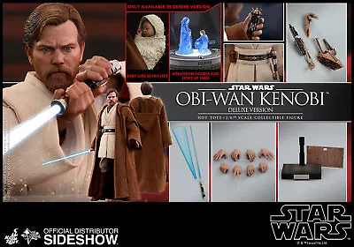 Buy 1/6 Hot Toys Mms478 Star Wars Revenge Of The Sith Obi-wan Kenobi Dx Version • 755.99£