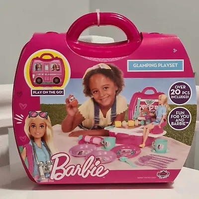 Buy Barbie Play Set In Cary Case Glamping • 10£