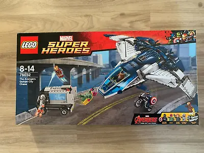Buy Super Heroes LEGO 76032 The Avengers Quinjet City Chase NISB New Sealed Box • 119.99£