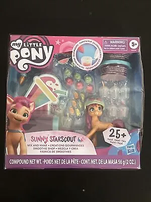 Buy My Little Pony Mix And Make Sunny Starscout Smoothie Shop Playset NEW • 9.99£