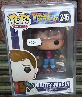 Buy Funko Pop! Movies: Back To The Future - Marty McFly 245 In Hard Case • 30£