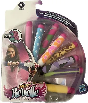 Buy Nerf Rebelle 12 Darts Girls Nerf Gun Bullets Refill Ammo Dart Pack - New • 4.99£