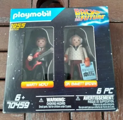 Buy Back To The Future Marty McFly & Doc Emmett Brown 70459 Playmobil • 15£