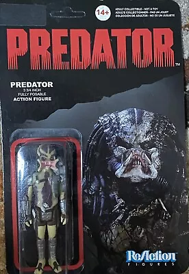 Buy Predator 1980s Style ReAction Action Figure Brand New Arnold Schwarzenegger • 18.99£