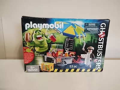 Buy PLAYMOBIL 9222 Ghostbusters Hot Dog Stand With Slimer Playset Brand New • 34.99£