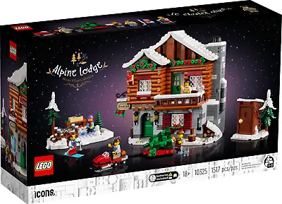 Buy Lego Set City 10325 House Cabin Alpine Lodge Winter Village Minifigure Toy Box • 80£