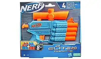 Buy Nerf Elite 2.0 Prospect Qs 4 Blaster Nurf Toy Gun For Boys Girls Children - Gift • 8.99£