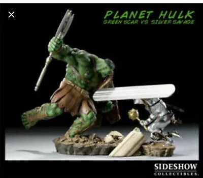 Buy Marvel PLANET HULK Vs SILVER SURFER Diorama EXCLUSIVE 90221 NEW Sealed Sideshow • 1,466.64£