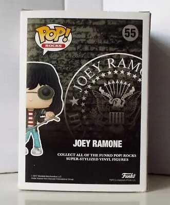 Buy Funko Pop! Rocks. #55. Joey Ramone. Mib. The Ramones. • 20£