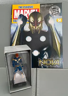 Buy Eaglemoss Marvel Classic Collection Nova No 54 Display Figure And Mag • 7.99£