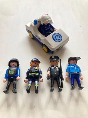 Buy Playmobil Police Car & 5 Police Officers • 7.50£