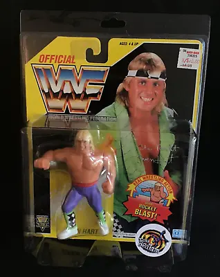 Buy WWF Owen Hart  Series 7 Yellow Card Hasbro 1993 MOC • 129£