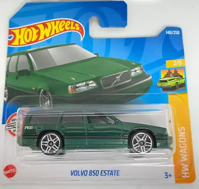 Buy Hot Wheels Volvo 850 Estate Green 2/5 Hw Wagons Mint Short Card • 4.99£