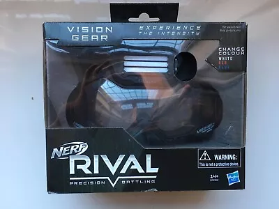 Buy Nerf Rival Vision Gear Mask NEW &Boxed.Display Teams Colours,adj. Elastic Strap. • 4.99£