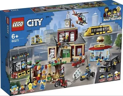 Buy NEW LEGO City 60271 Town Main Square Diner Building Set • 122.50£