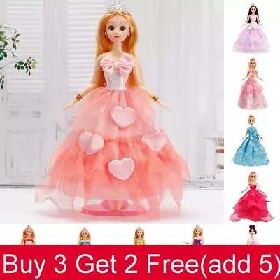 Buy Princess Gift Set For Girls With Barbie Doll And Fashionable Big Skirt • 7.55£