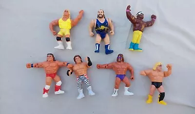 Buy WWF Hasbro Vintage X7 Figure Bundle Collection Job Lot WWE WCW Macho Man • 49.99£