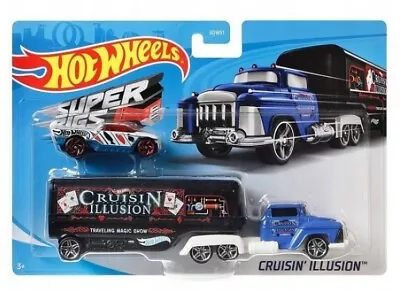 Buy Hot Wheels Super Rigs Cruisin Illusion Gkc27 Truck • 38.10£
