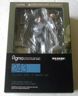 Buy Figma Metal Gear Solid 2 Solid Snake MGS 2 Ver. 243 Max Factory Brand New • 145.50£