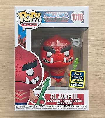 Buy Funko Pop Masters Of The Universe Clawful SDCC #1018 (Box Damage) + Protector • 9.99£