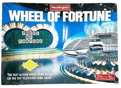 Buy Wheel Of Fortune Board Game, Waddingtons Vintage 1990, Revised Edition, COMPLETE • 24.99£