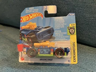 Buy Hot Wheels Fits Lego Car Bricking Speed Blue Build On Removable Parts By Mattel • 1.99£