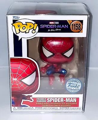 Buy Spider-Man NWH Friendly Neighbourhood Spider-Man Funko SE Pop 1158 + Protector • 44.99£