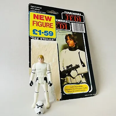 Buy Vintage Kenner Star Wars IV Luke Stormtrooper Disguise 1:18 Action Figure (1984) • 49.99£