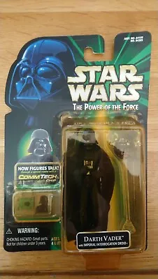 Buy Star Wars The Power Of The Force Comtech Chip Darth Vader Figure  • 9.99£
