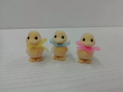 Buy Sylvanian FAMILIES - BABY DUCK 3 CHARACTERS - VINTAGE 1980 • 46.25£