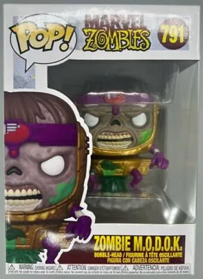 Buy #791 Zombie M.O.D.O.K. - Marvel Zombies Funko POP With POP Protector • 9.09£