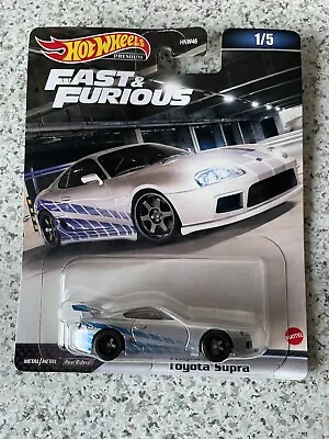 Buy Hot Wheels Premium Fast And Furious Toyota Supra 1:64 Silver Fast & Furious Jdm  • 6.50£