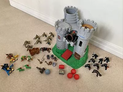 Buy FISHER-PRICE Vintage CASTLE PLAY SET 1994, Lots Extra Pieces Inc Robin Hood, VGC • 40£