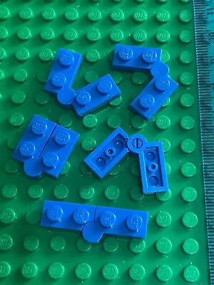 Buy Lego 5 X BLUE 2 + 2 Swivel Hinge Plate / Hinged Railway Gate • 1.59£