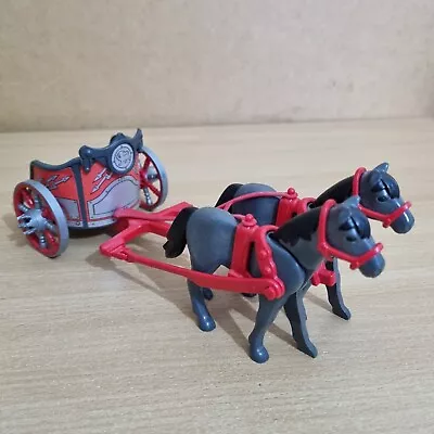 Buy Playmobil Roman Chariot With 2 Horses Carriage  • 9.99£