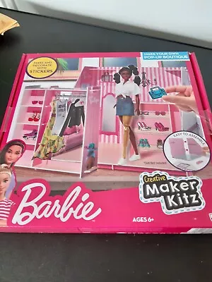 Buy Barbie Make Your Own Pop-Up Boutique Creative Maker Kitz - Brand New • 7.99£
