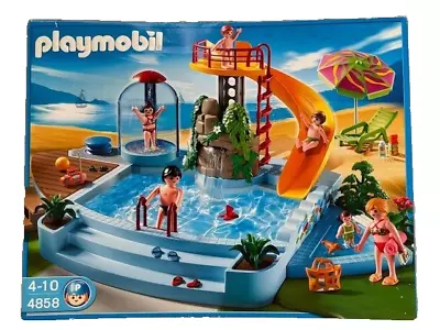 Buy Playmobil Play Set 4858 Outdoor Swimming Pool • 5£