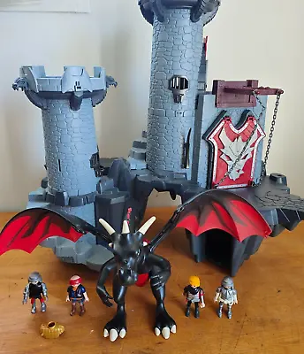 Buy Playmobil 4835 Great Dragon Castle Set Ready To Play Incomplete With Added Parts • 39.99£