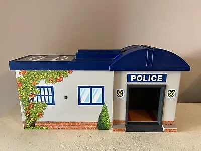 Buy Playmobil Police Station Play Geobra 2011 With Carry Handle Not Complete • 10£
