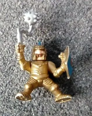 Buy 1994 F-P Inc China  Fisher Price  Action Figure Gold Knight With Shield  & Mace • 1.50£