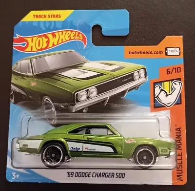 Buy Hot Wheels '69 Dodge Charger 500 Muscle Mania • 4.95£