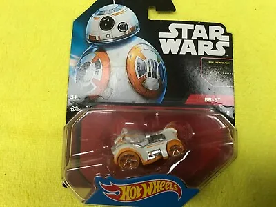 Buy Disney STAR WARS BB-8 Hot Wheel Character Toy Car The Force Awakens • 10£